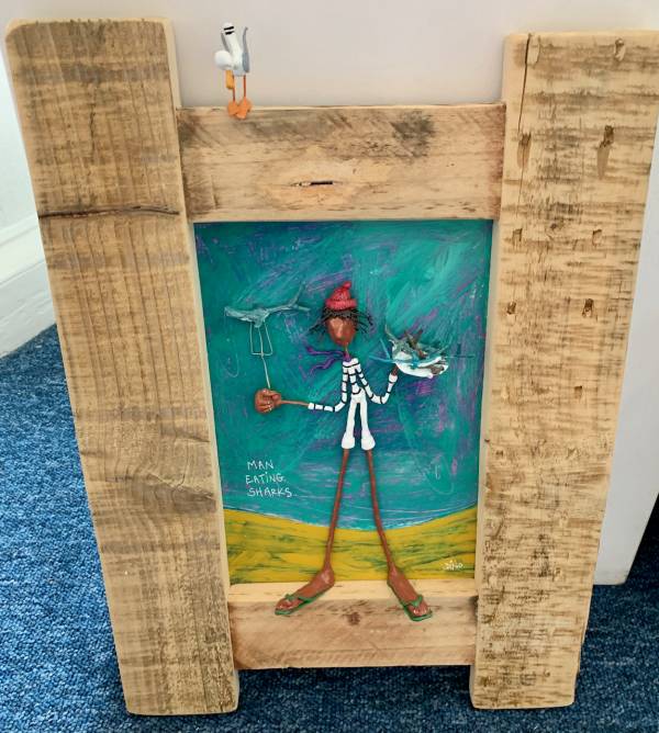 - on Acrylic, Painting by Dino De Zorzi, measuring 53 x 39 cm (H x W) £310